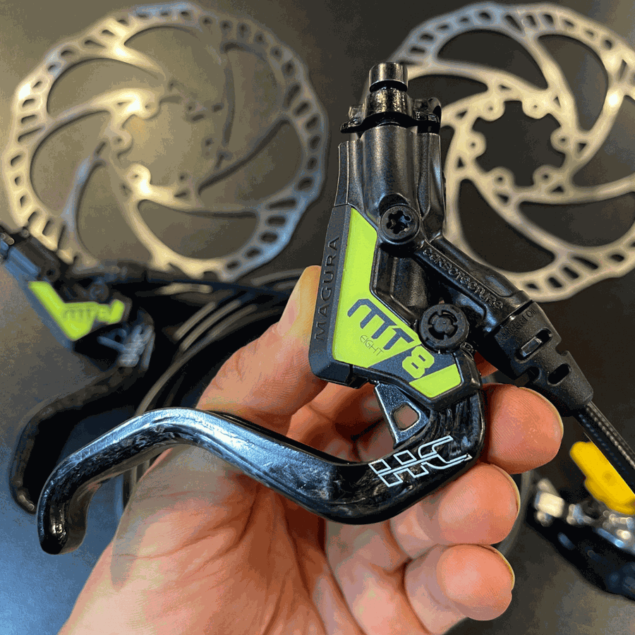 Par de Freio a Disco MAGURA MT8 SL em carbono c/ 2 Discos Rotores