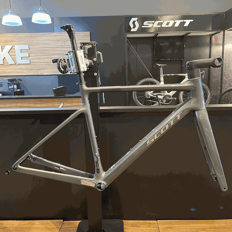 Quadro SCOTT em Carbono ADDICT HMF grafite