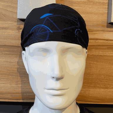 Bandana All Over Preto Bike