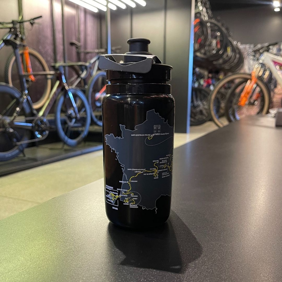 Garrafa Elite Fly Tour de France 550ml Preta