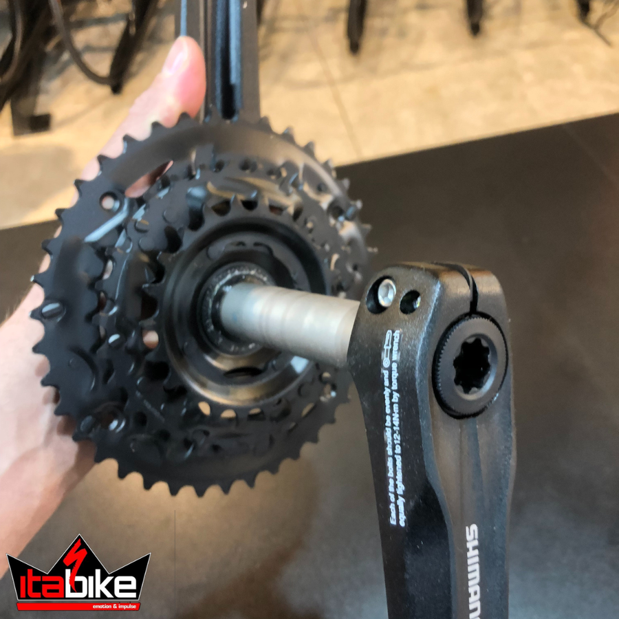 Pedivela Shimano Original Altus FC-MT210 Preto