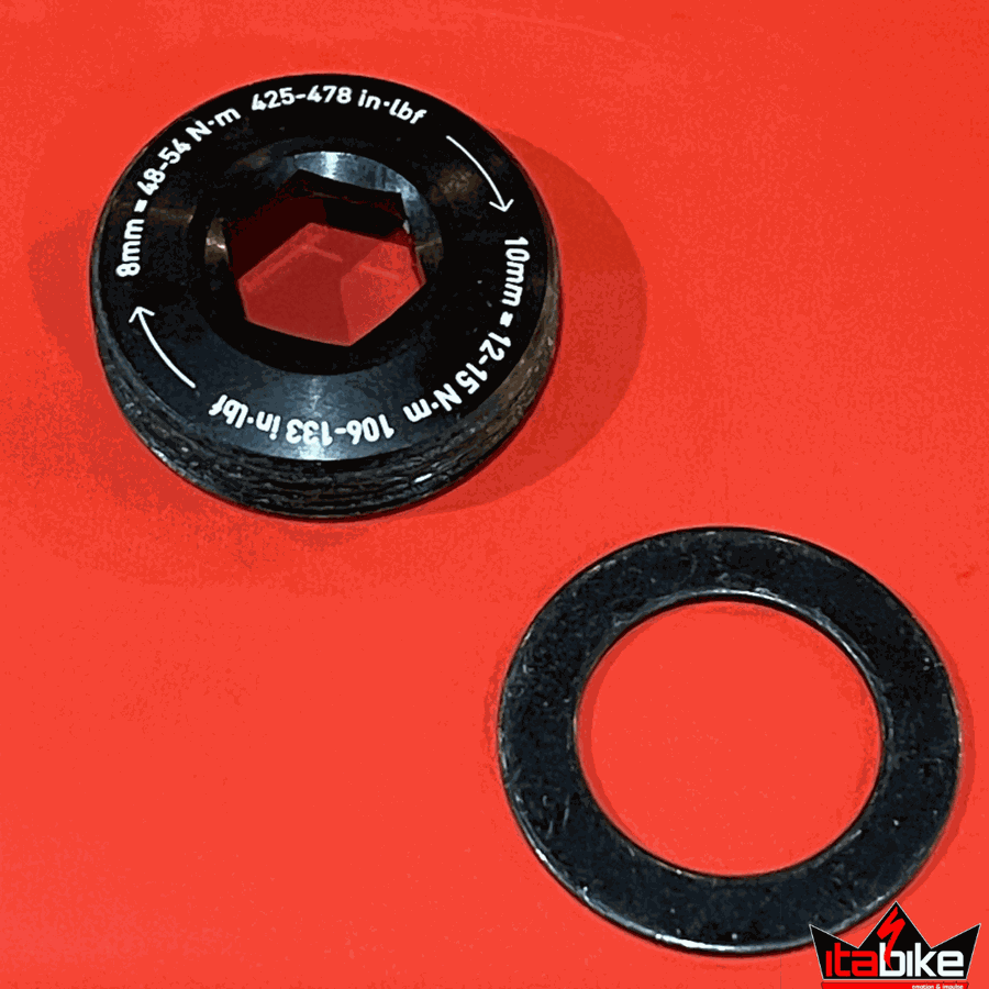 Parafuso Extrator Sram para Fixação de Pedivela M15 M26 GXP Preto