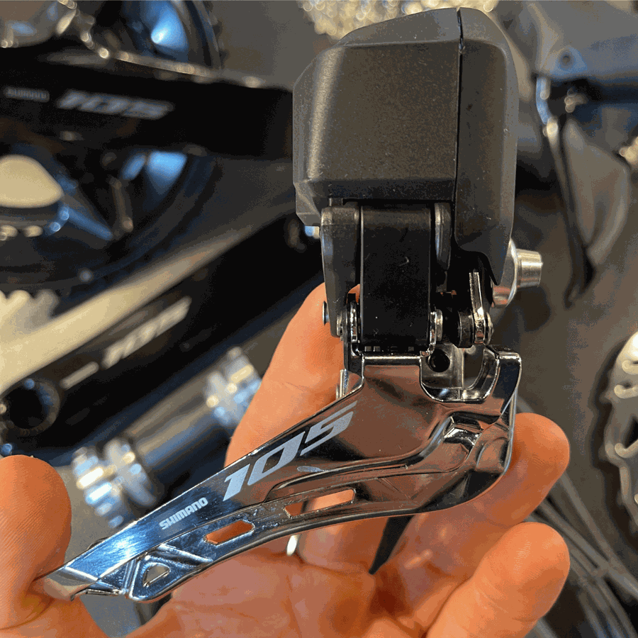 Grupo de Peças Shimano Original 105 Di2 Eletrônico de 12 velocidades