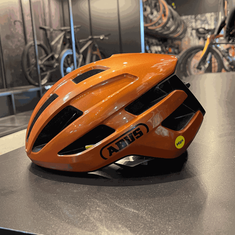 Capacete Abus Powerdome Cobre Mips