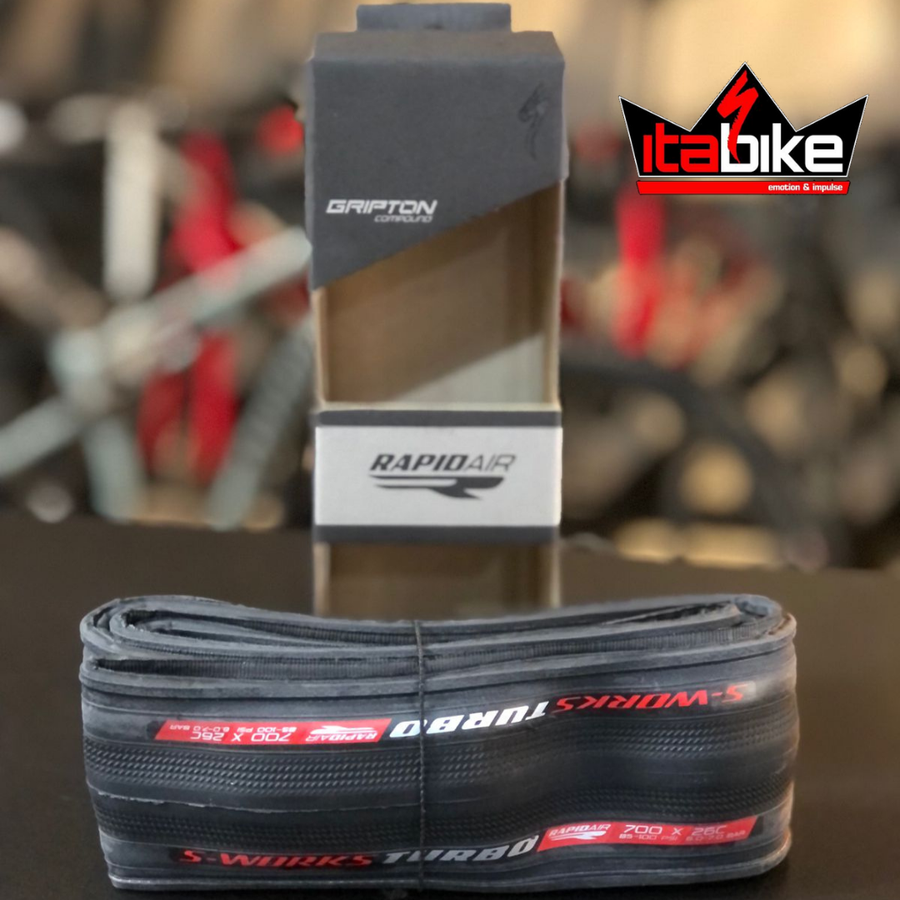 Pneu Speed Specialized S-Works Turbo Rapidair Tubeless Preto