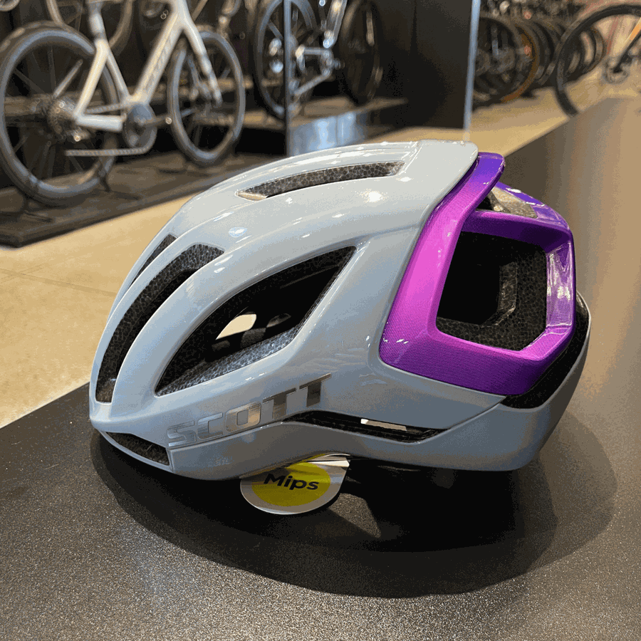 Capacete Scott Centric Plus MIPS Narwal Grey/Fade Purple