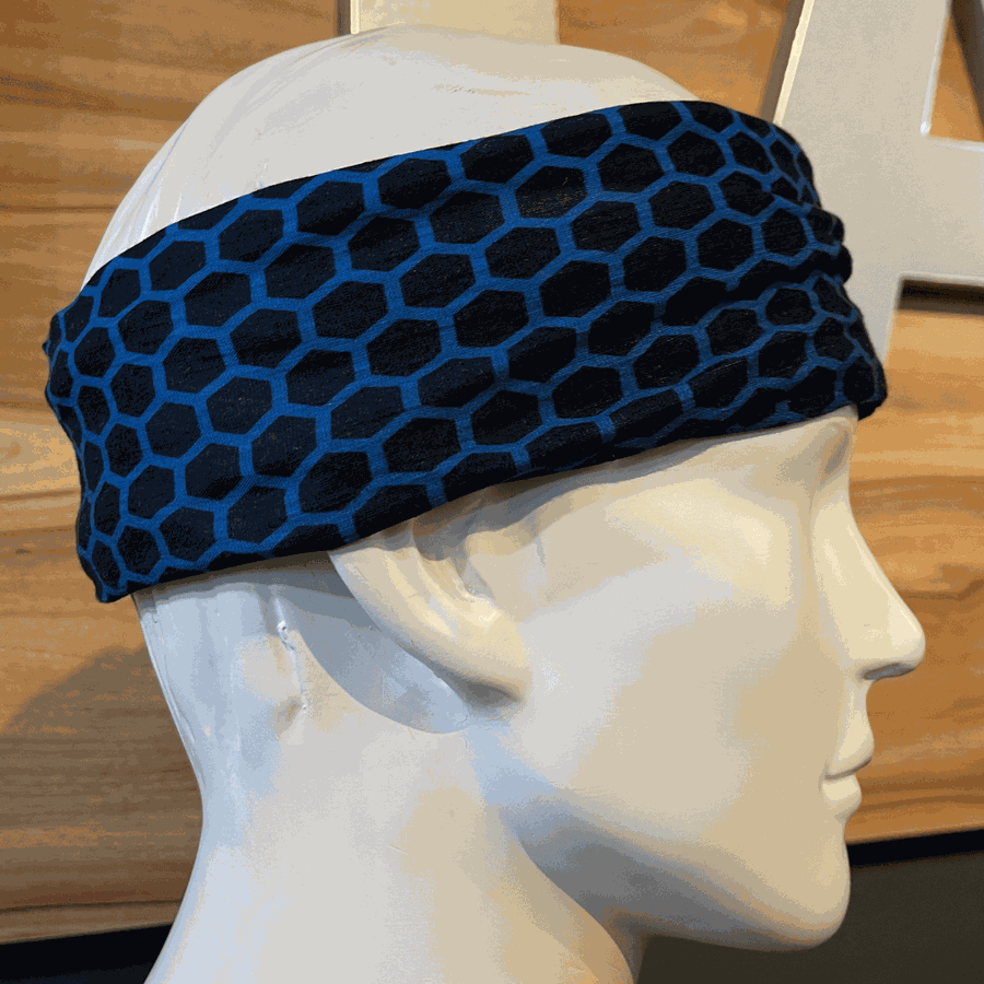 Bandana All Over Azul Colmeia