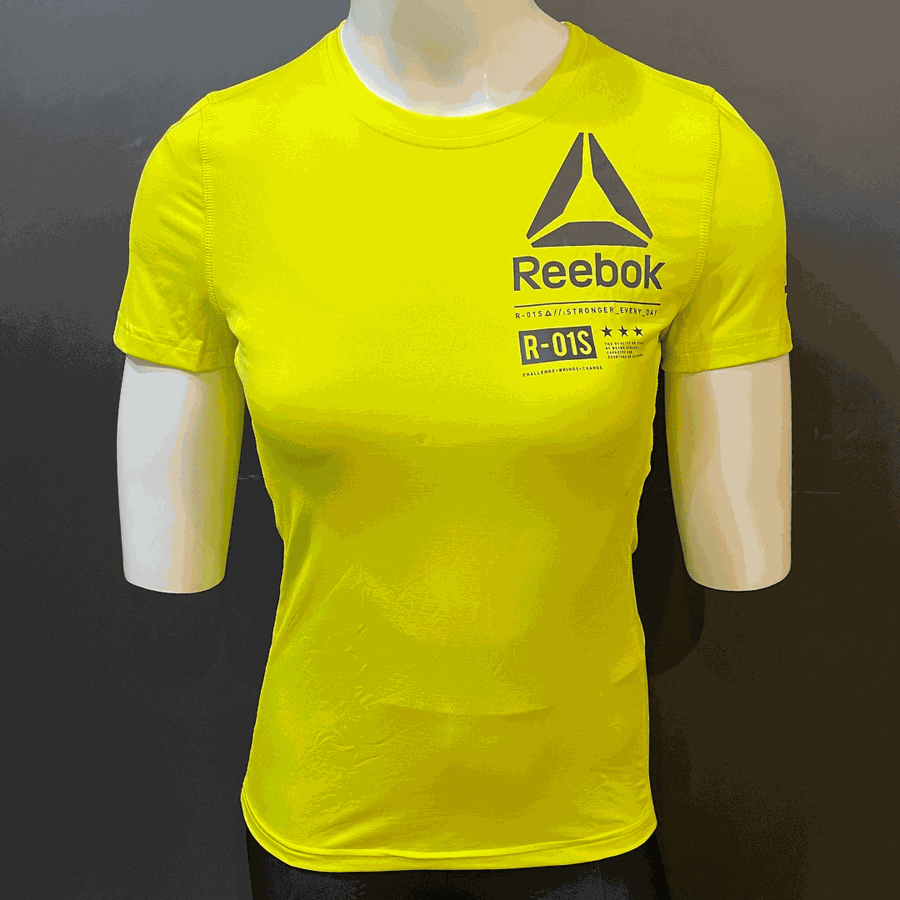 Camiseta Original Reebok T-Shirt Feminino Neon