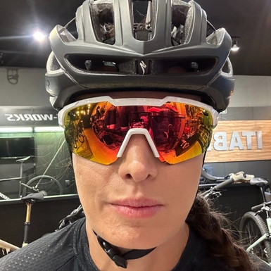 Óculos HB Shield Comp 2.0 Branco e Rosa