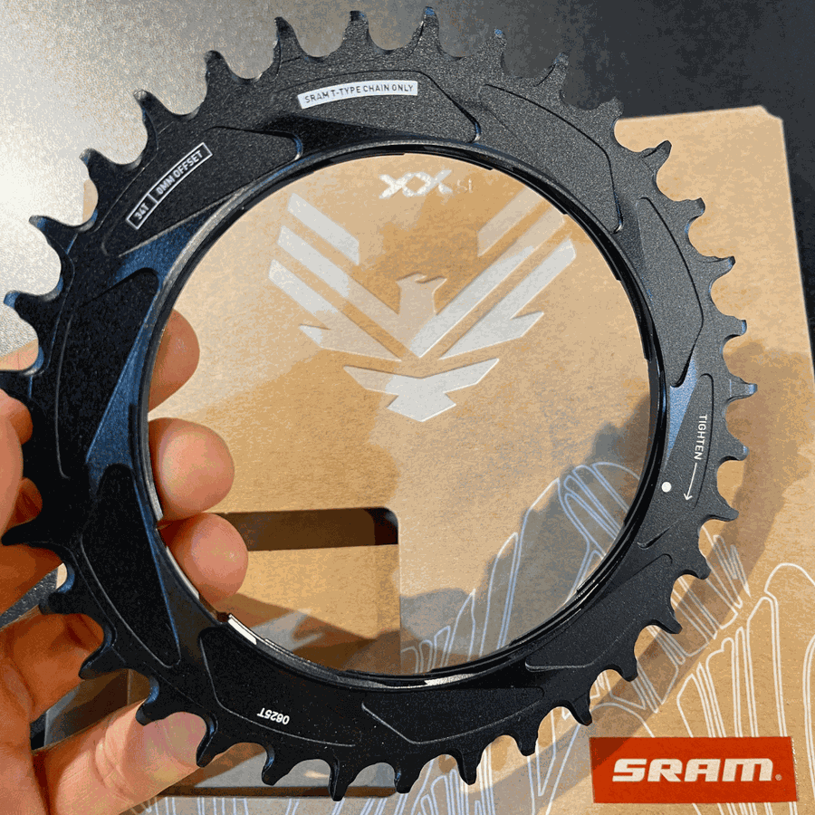 Coroa Sram Original XX-SL T-Type Eagle Preta e Prata