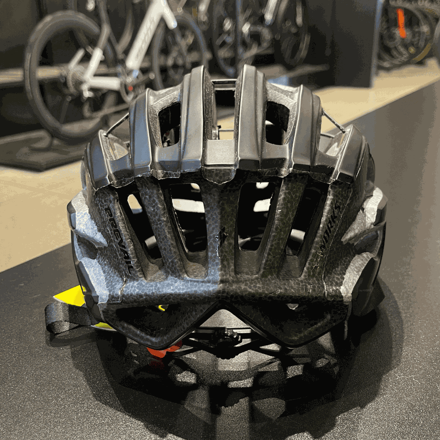 Capacete Specialized S-Works Prevail 2 Vent MIPS Preto C/Pequena Avaria