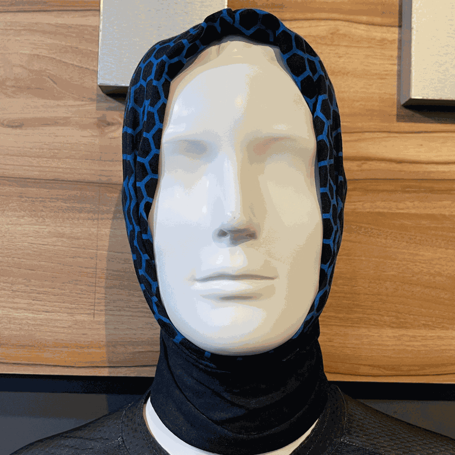 Bandana All Over Azul Colmeia