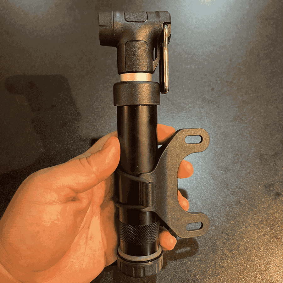 Mine Bomba De Ar CrankBrothers Gem S MTB e Speed Preta Fosca