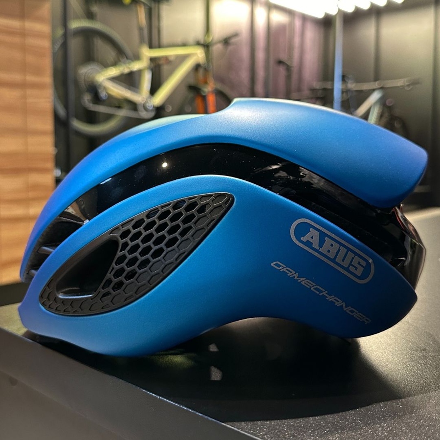 Capacete Abus GameChanger Azul Fosco