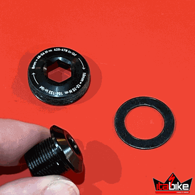 Parafuso Extrator Sram para Fixação de Pedivela M15 M26 GXP Preto