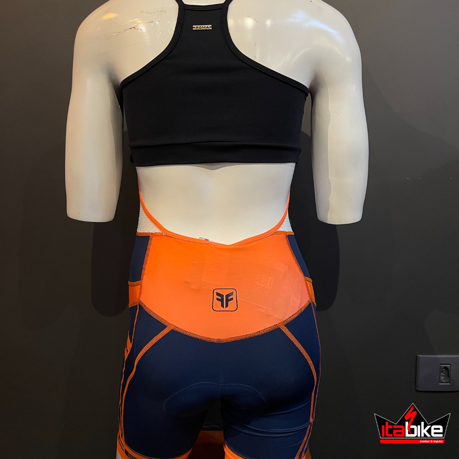 Bretelle Free Force Coleção Stage Feminino Azul Marinho e Laranja