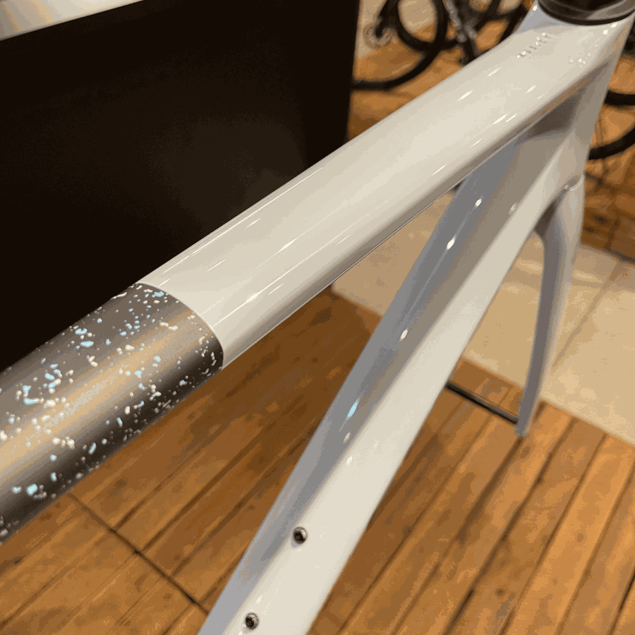Quadro SCOTT em Carbono ADDICT HMF branco gelo