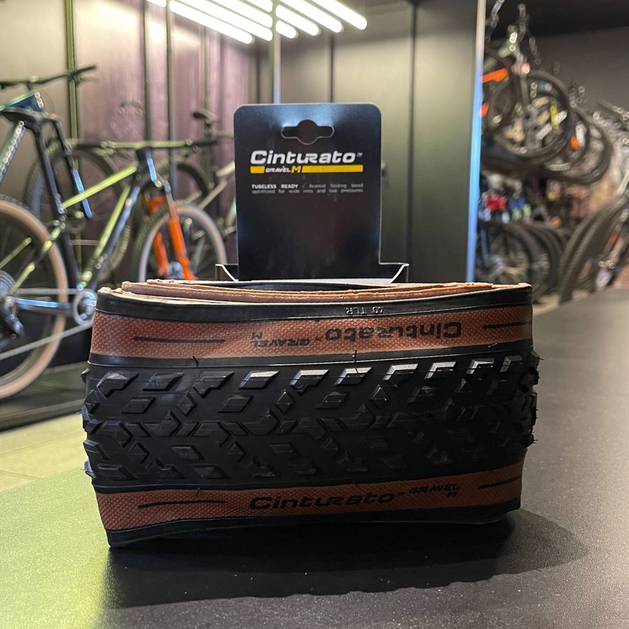 Pneu  Gravel Pirelli Cinturato M Classic Tubuless Faixa Bege