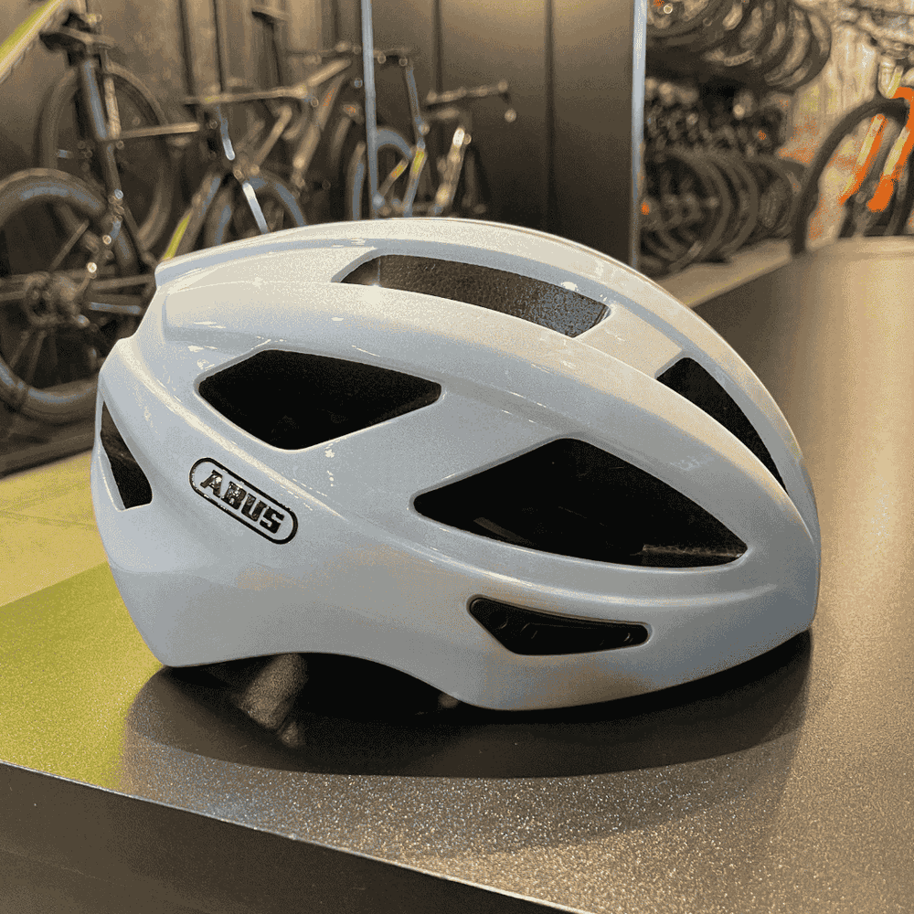 Abus casque de vélo Macator pearl white, M, 52-58 cm Acheter chez