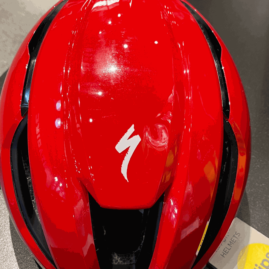 Capacete Specialized S-Works Evade 3 Vermelho C/Pequena Avaria