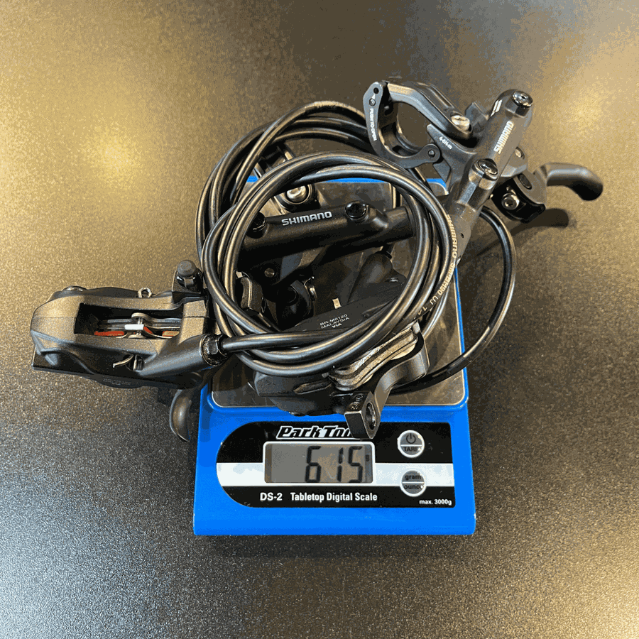 Par de Freio a Disco Shimano Original Hidráulico BL-M6120 4 Pistões