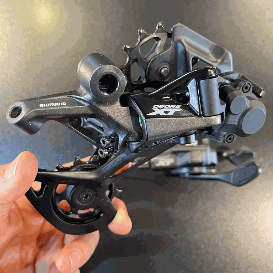 Kit de Upgrade SHIMANO Original Deore XT Câmbio e Passador p/matchmaker de 12V 