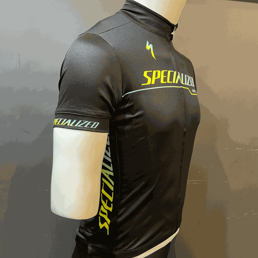 Camisa Original Specialized Racing Masculina Preta E Neon