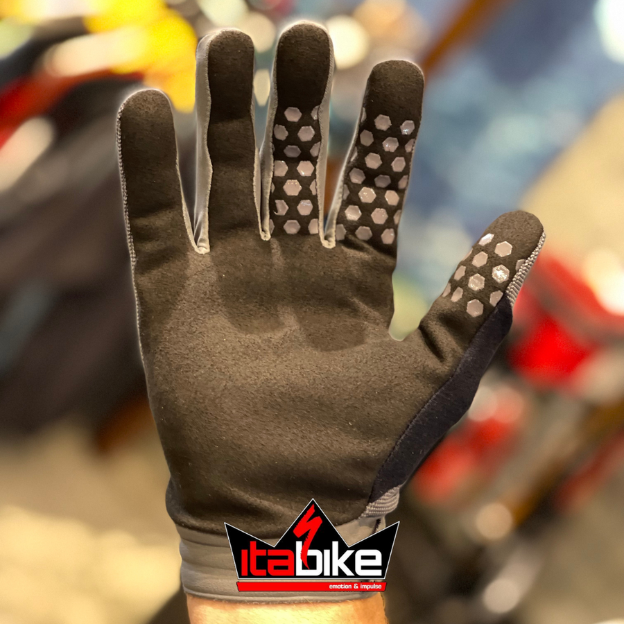 Luva Specialized Dedo Longo Trail Masculina Cinza