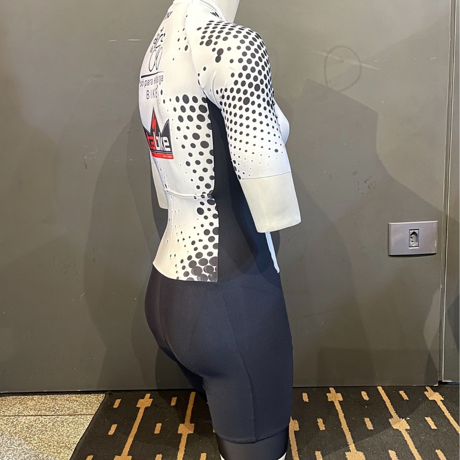 Macaquinho Feminino Arrival Itabike Preto e Branco 