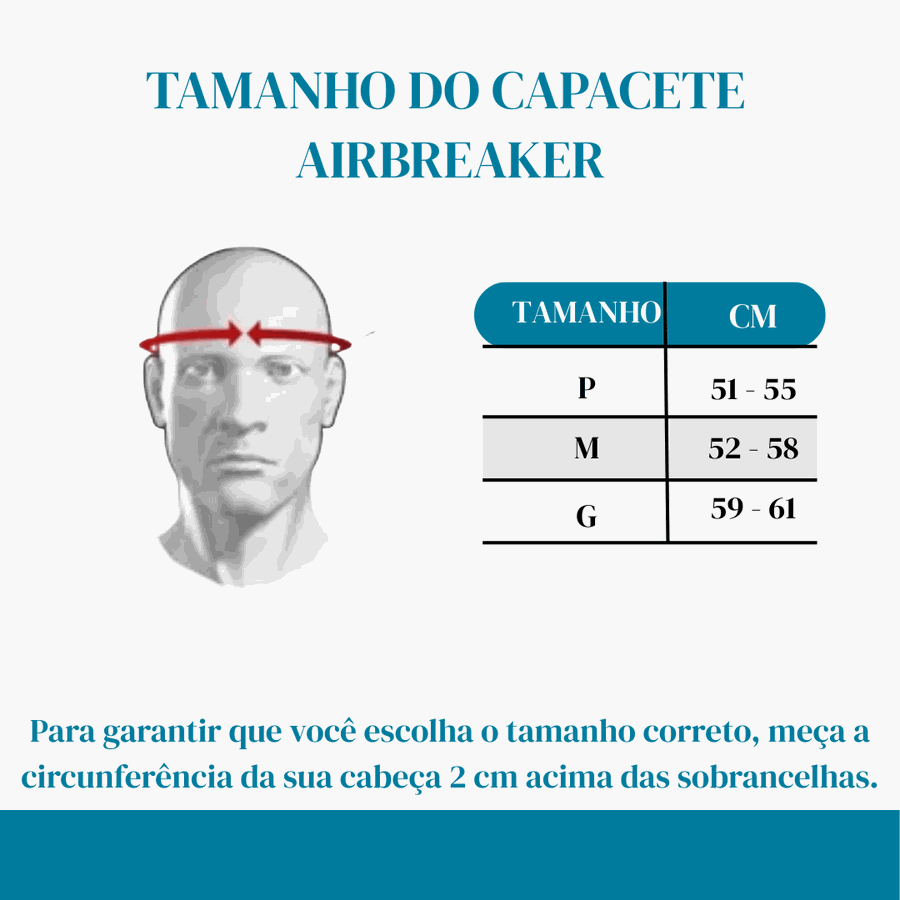 Capacete Abus Airbreaker Branco Brilhante