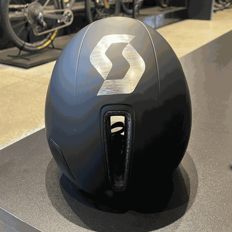 Capacete Scott Split Plus Triathlon  Preto Fosco