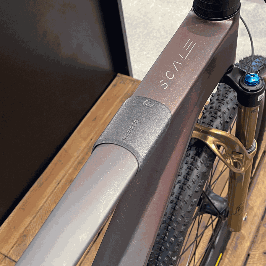 Protetor De Top Tube Houston Preto P/Scale