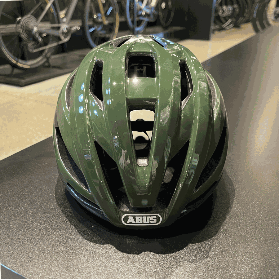 Capacete Abus Stormchaser Verde Militar