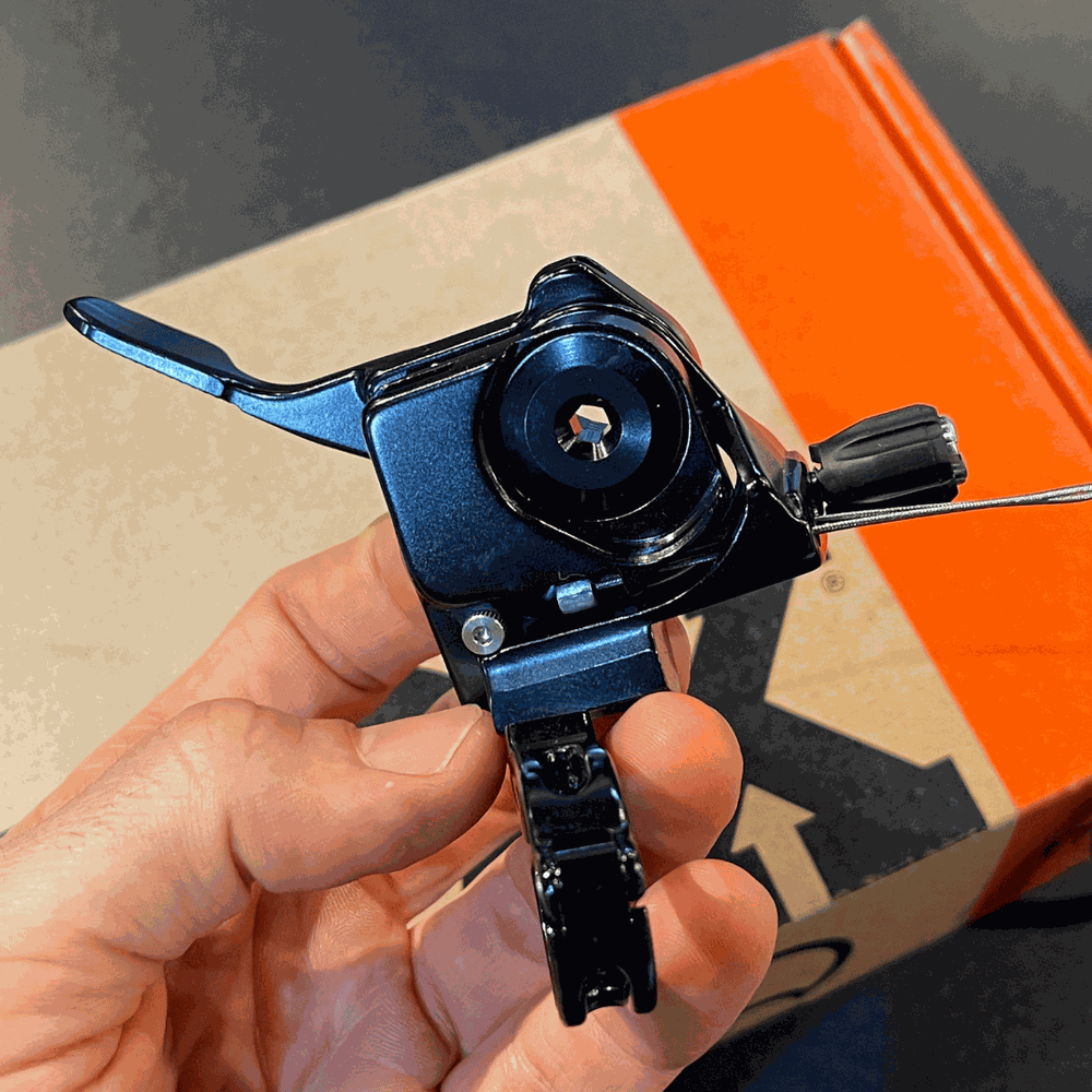 Alavanca de Trava Remota Dupla Fox Original Twin Stick Preta