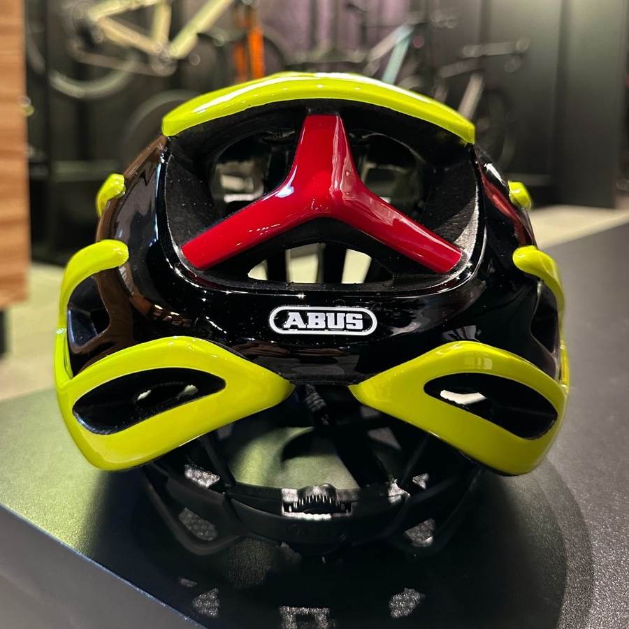Capacete Abus Airbreaker Amarelo Neon