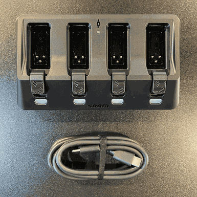 Carregador de Bateria Sram eTap AXS Base para 4 Baterias 