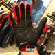 Luva Specialized Dedo Longo BG Sport Gel Masculina Vermelha - 2