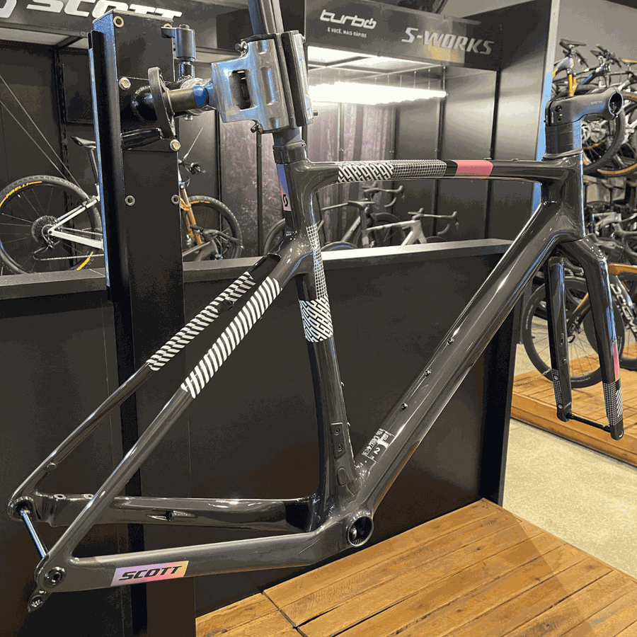 Quadro SCOTT em Carbono ADDICT GRAVEL HMF preto