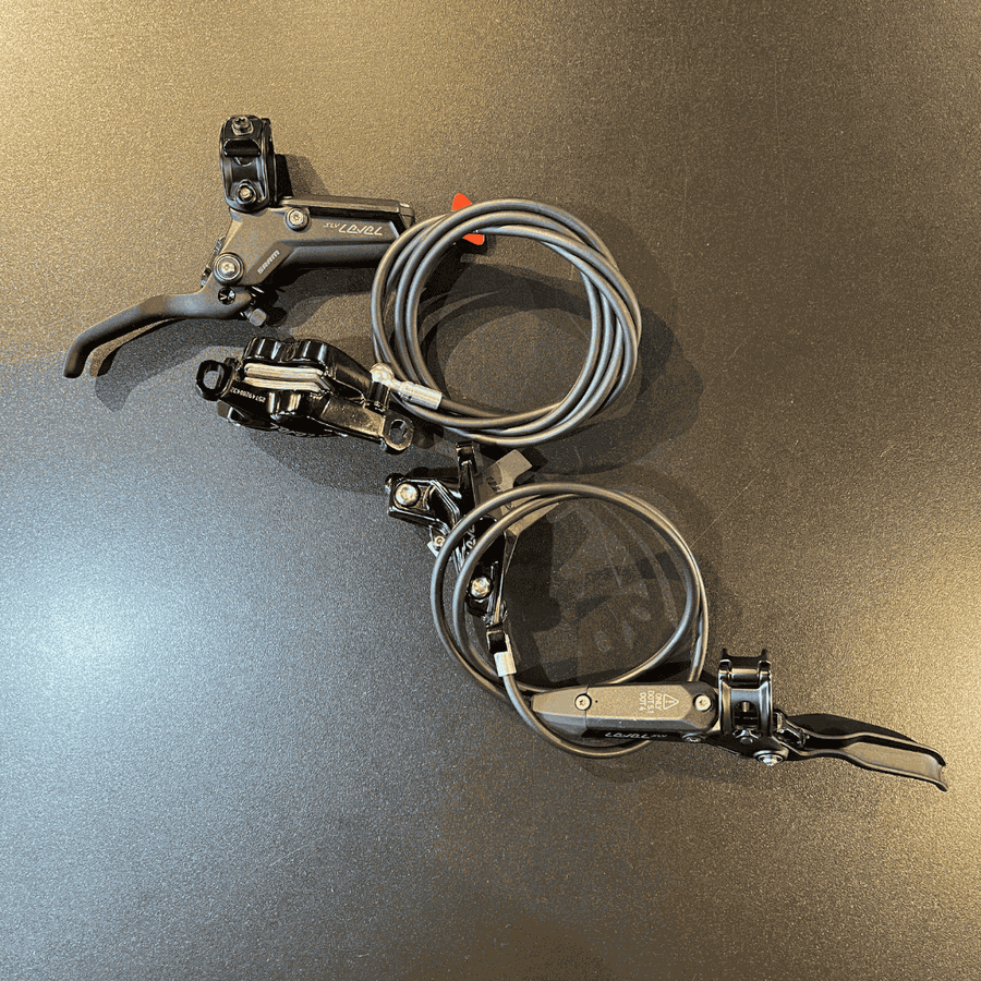 Par de Freio a Disco Sram Original Hidráulico Level Silver 4 Pistões