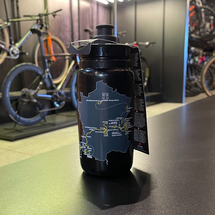 Garrafa Elite Fly Tour de France 550ml Preta