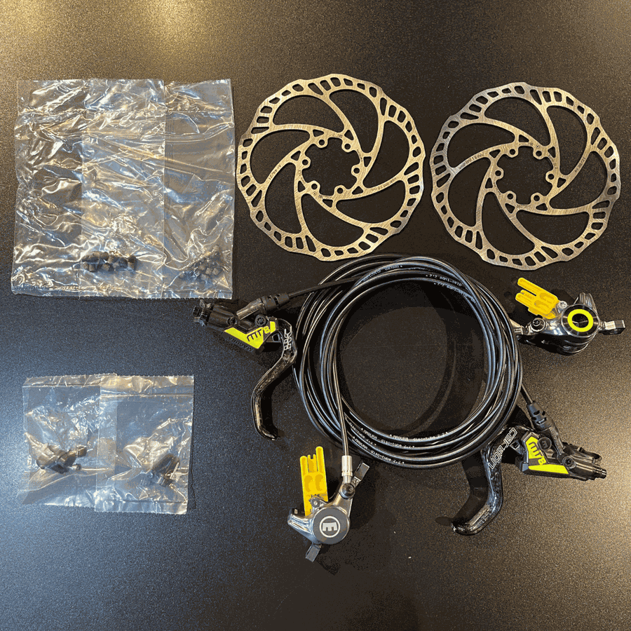 Par de Freio a Disco MAGURA MT8 SL em carbono c/ 2 Discos Rotores