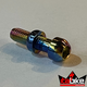 Parafuso em Titânio Para Abraçadeiras Specialized Cabeça e Encosto Redondo Rainbow - 3