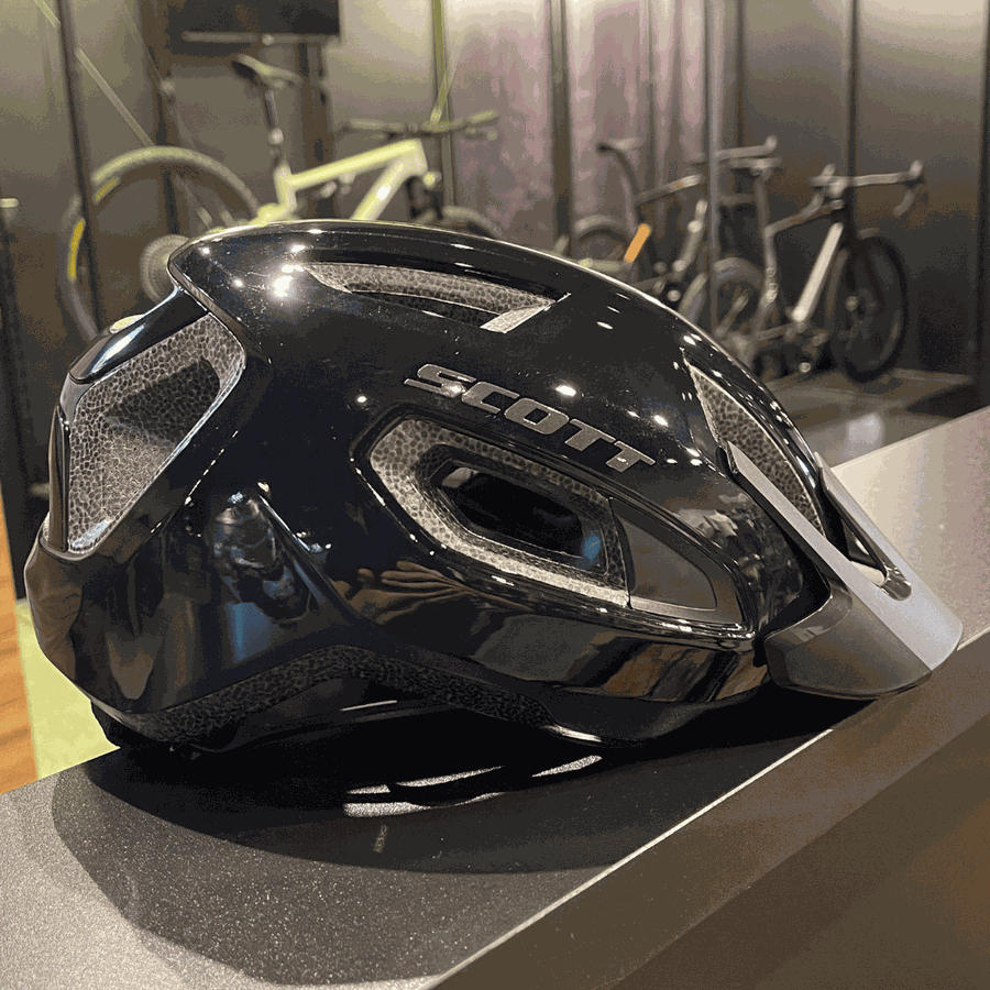Capacete Scott Supra Preto Brilhante