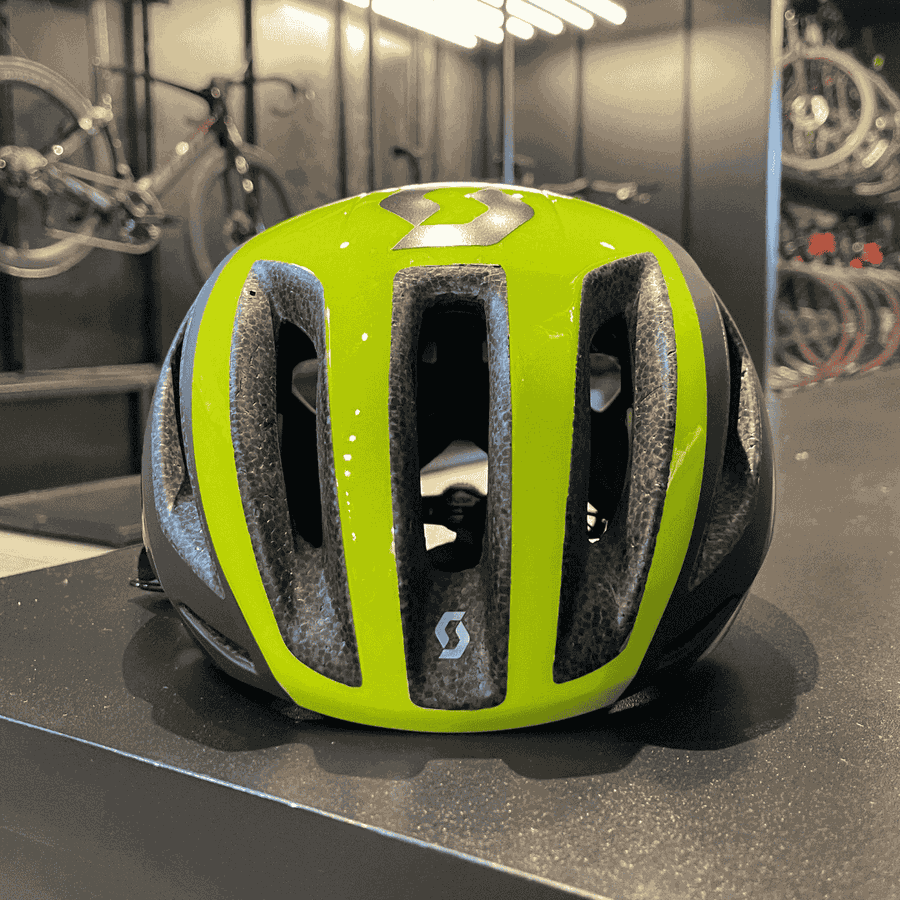 Capacete Scott Cadence Plus MIPS Preto E Neon