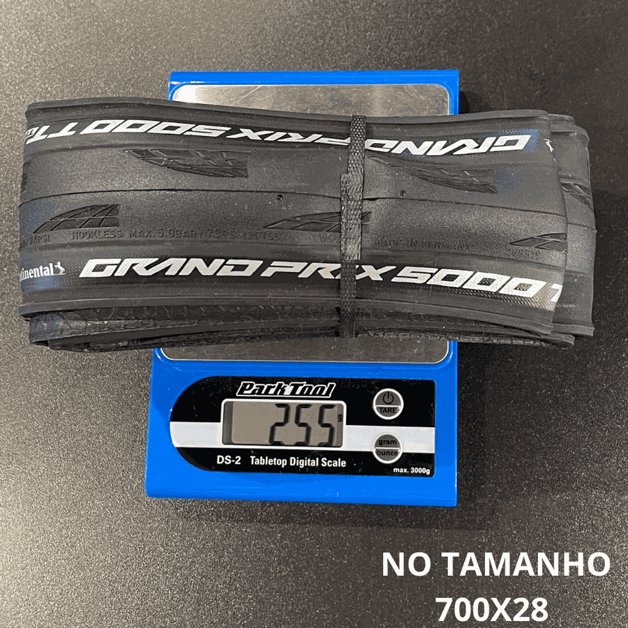 Pneu Speed Continental Original Grand Prix 5000 TT TR Tubeless Preto