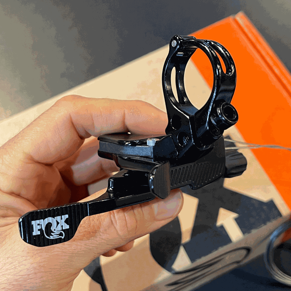 Alavanca de Trava Remota Dupla Fox Original Twin Stick Preta