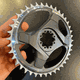 Coroa Sram Original X-Sync de 8 Parafusos com 107 BCD Preta e Prata - 2