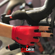 Luva Specialized Dedo Curto BG Grail Feminina Vermelha - 1
