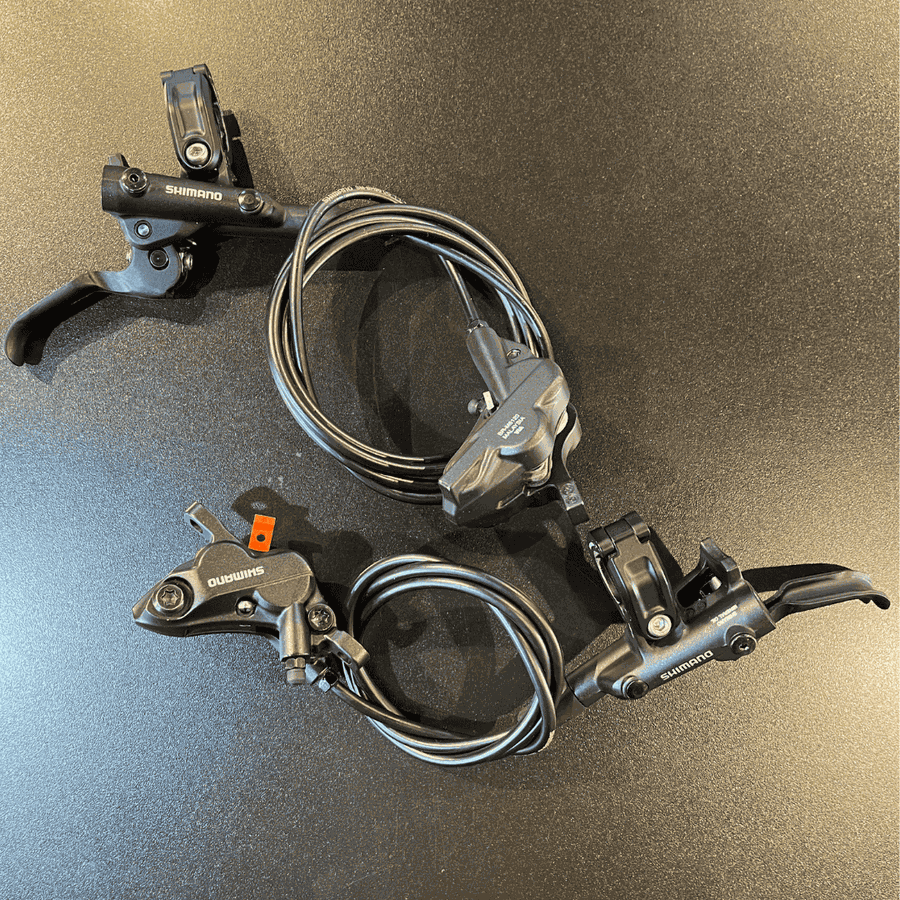 Par de Freio a Disco Shimano Original Hidráulico BL-M6120 4 Pistões