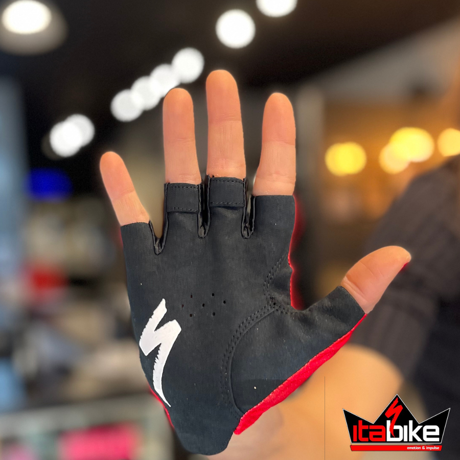 Luva Specialized Dedo Curto SL Pro Masculina Vermelha